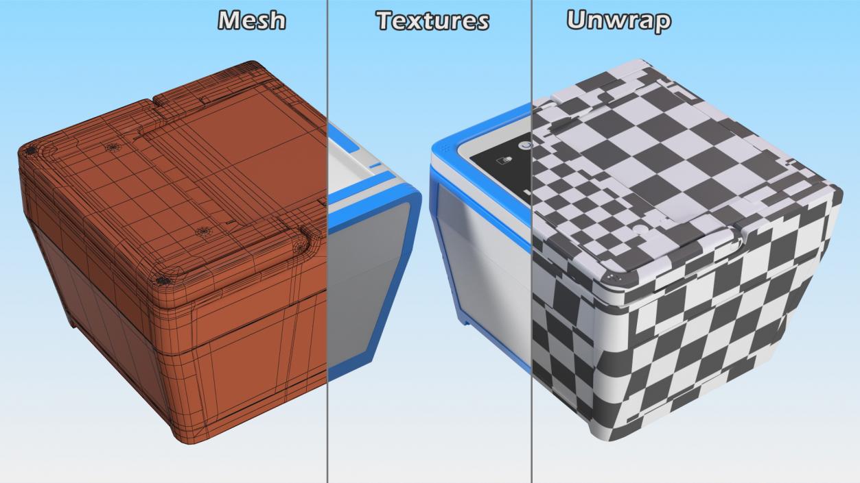 Fingerprints Scanner Off 3D model