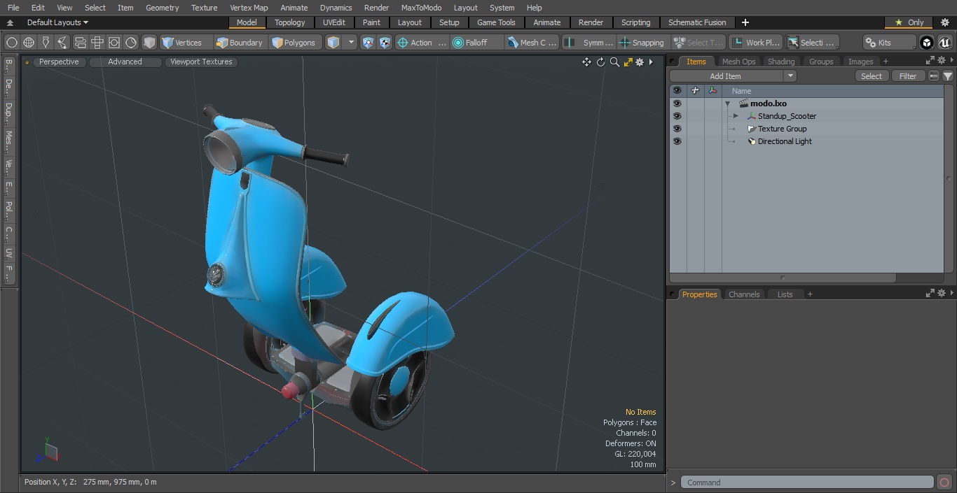 3D model Standup Scooter