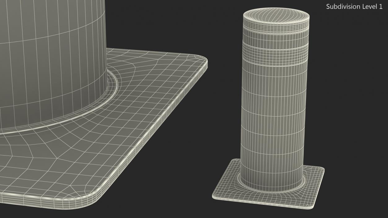 Automatic Retractable Bollard 3D model