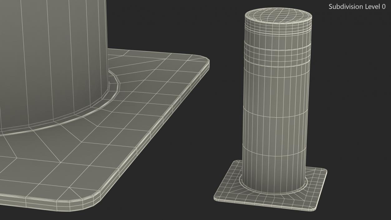 Automatic Retractable Bollard 3D model