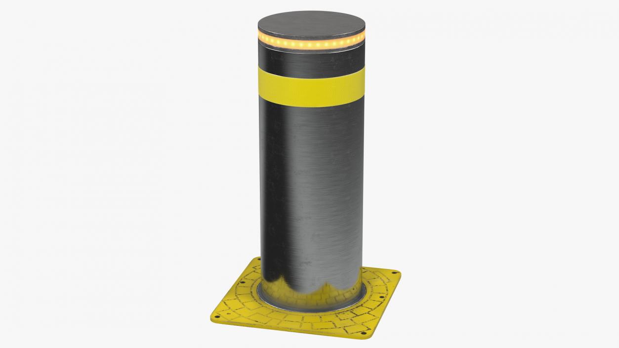 Automatic Retractable Bollard 3D model