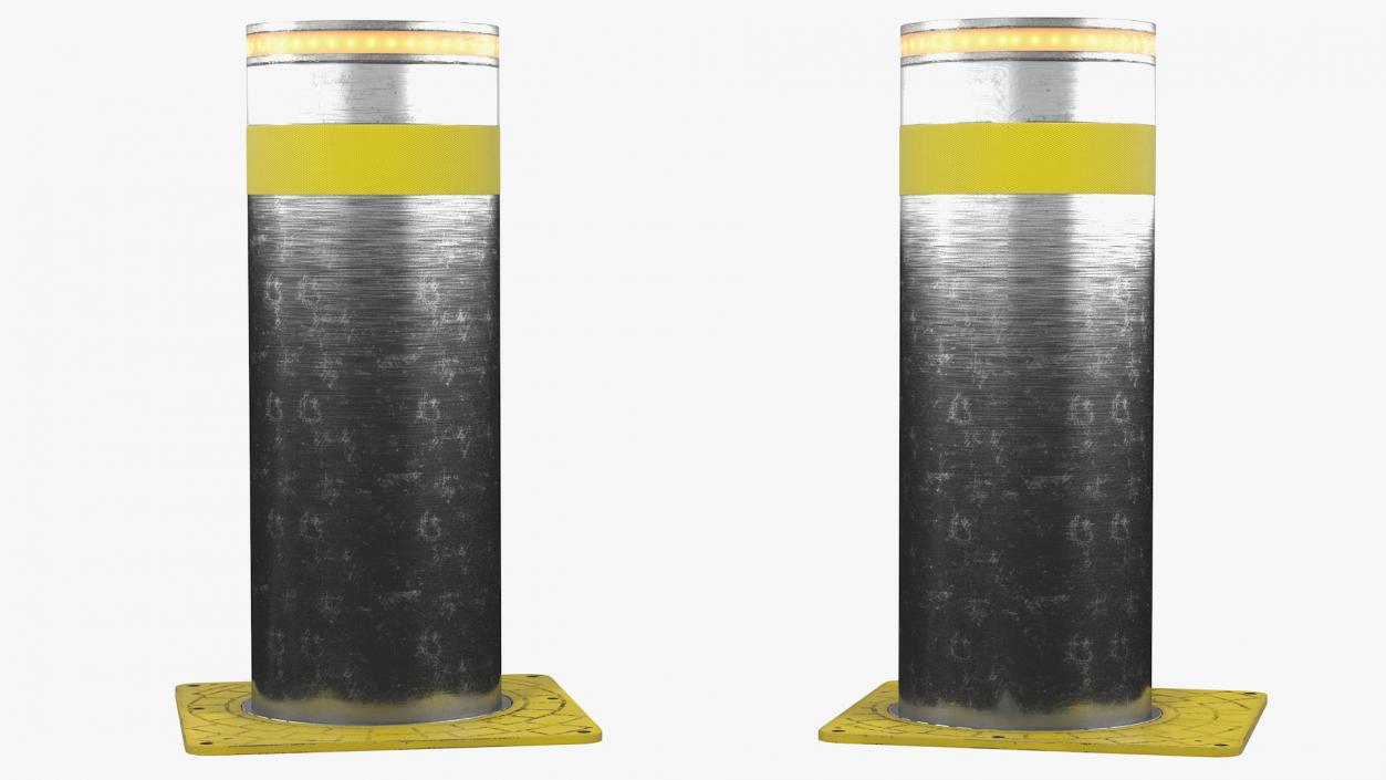 Automatic Retractable Bollard 3D model