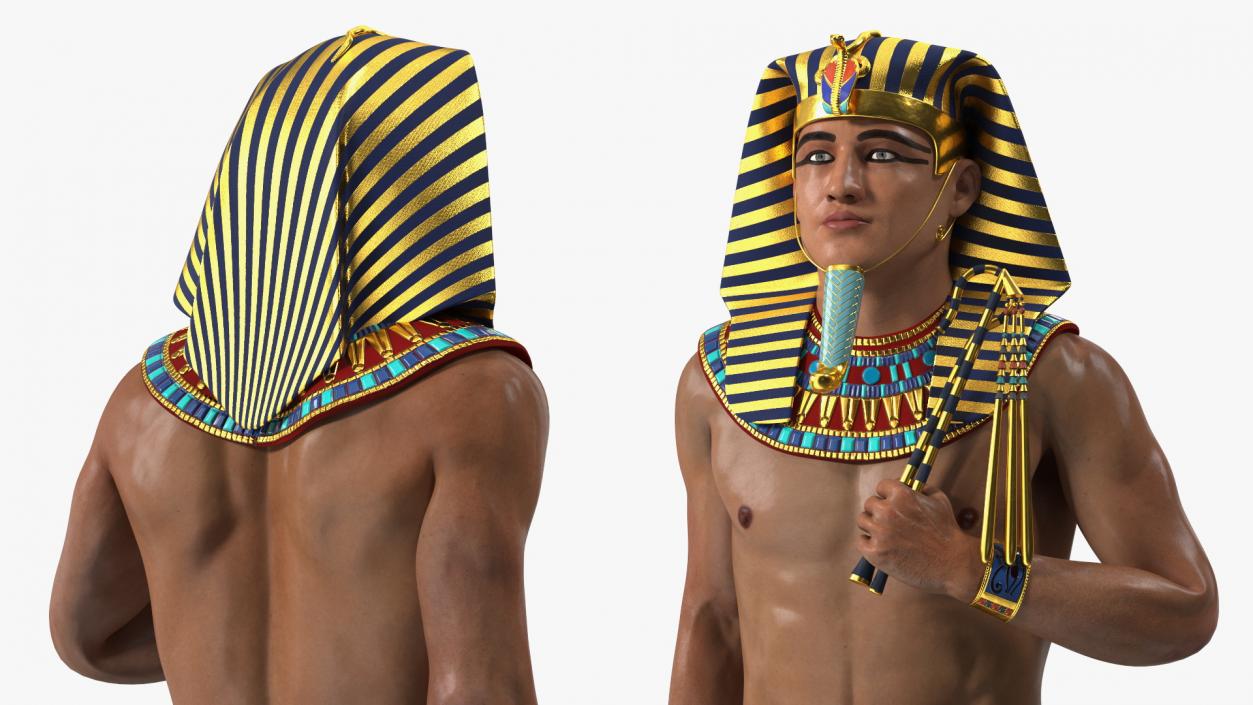 Egypt Pharaoh Standing 3D