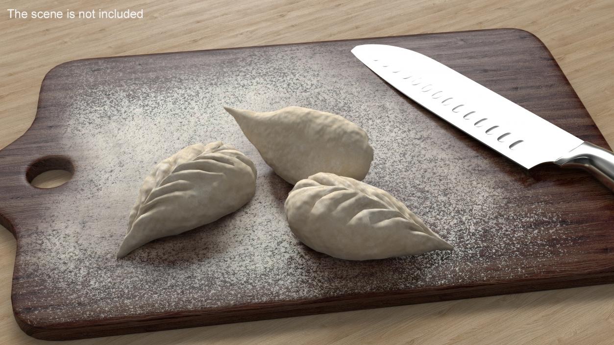 3D Leaf Shaped Dumpling Raw 2