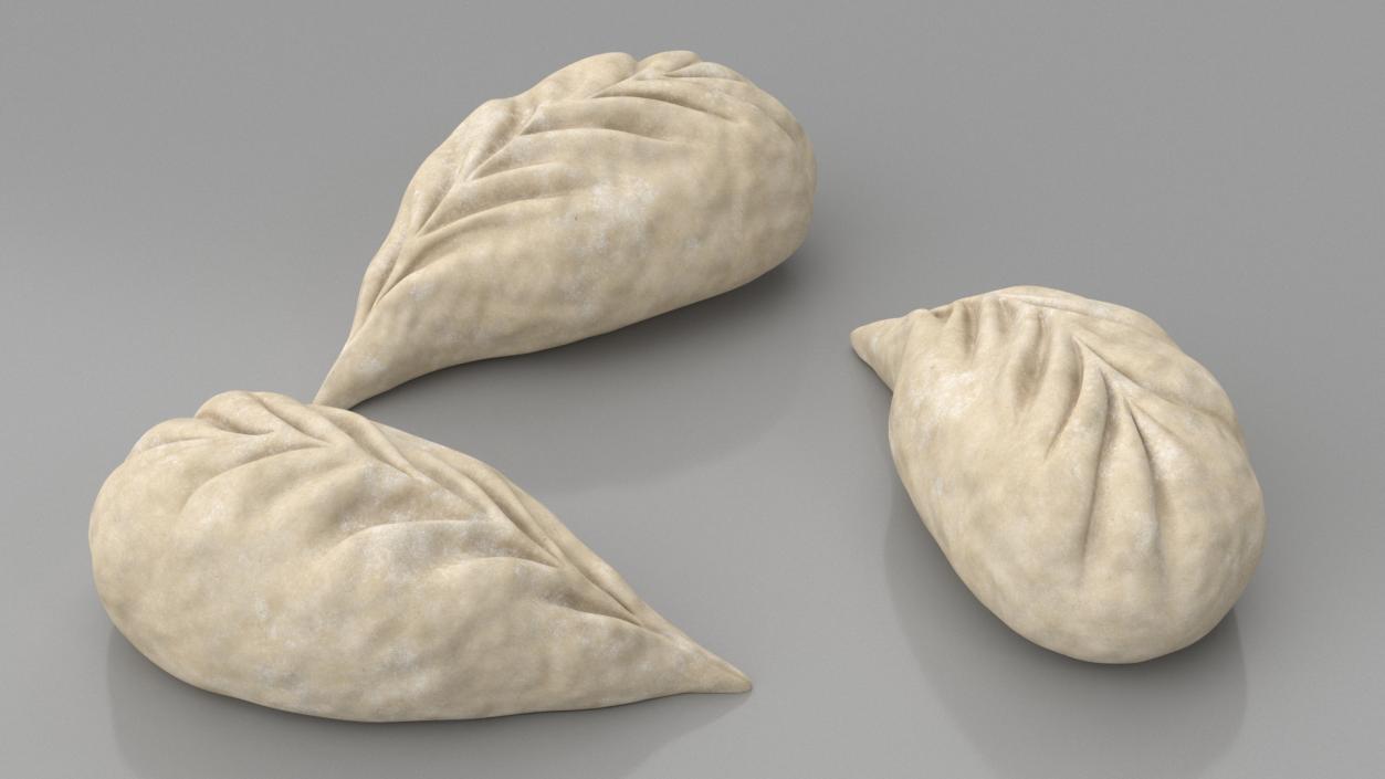 3D Leaf Shaped Dumpling Raw 2