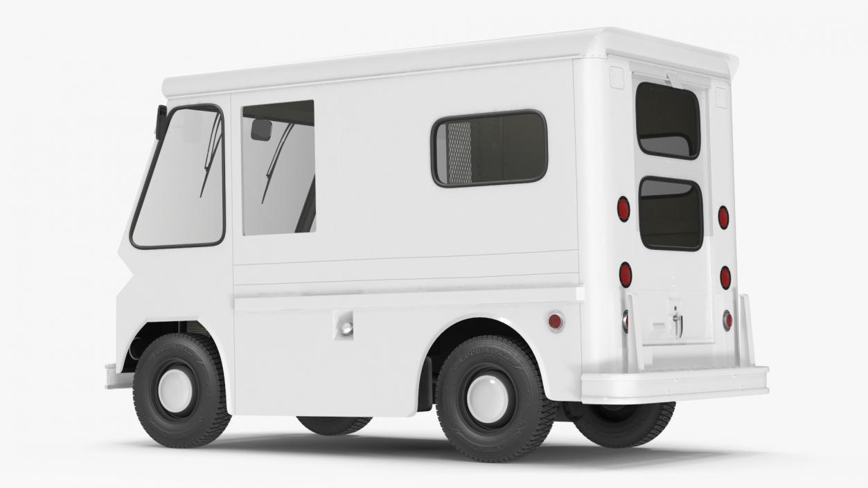 3D model Retro Van White