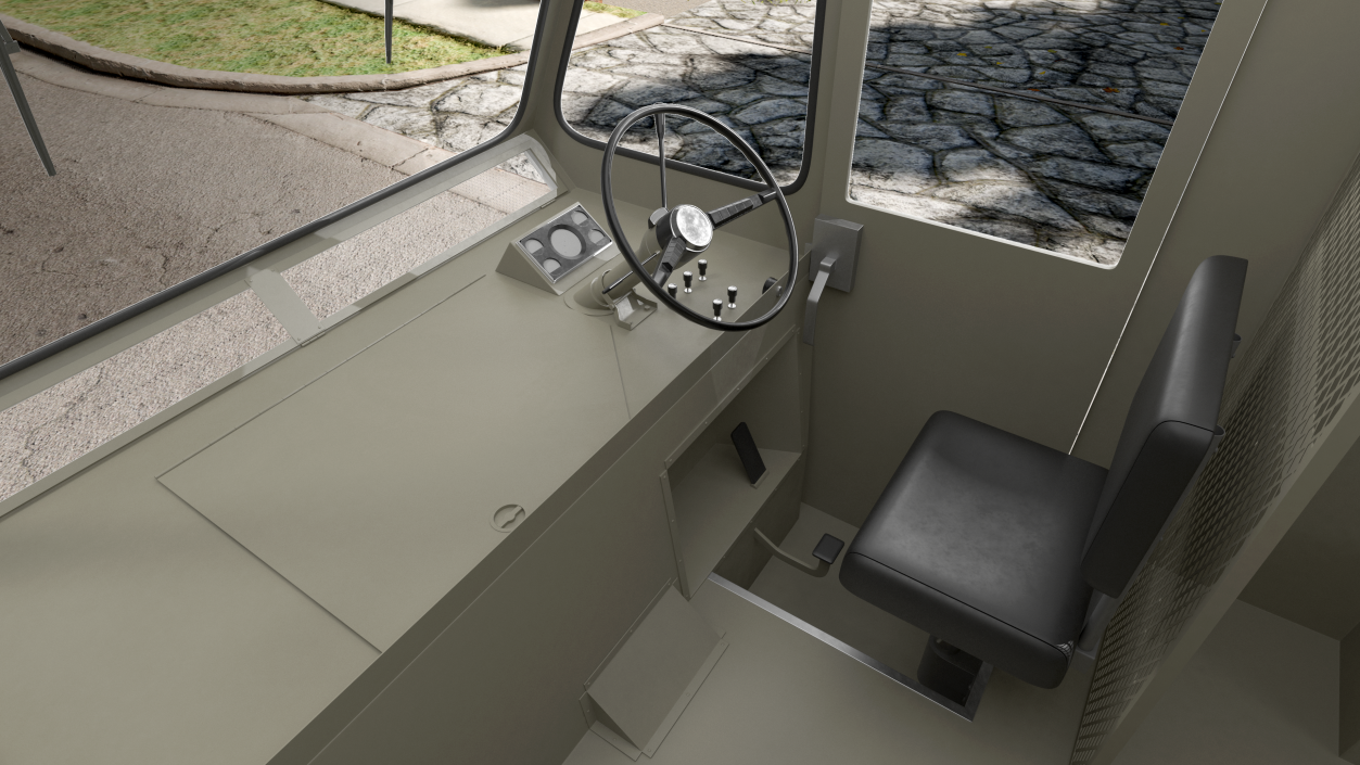 3D model Retro Van White