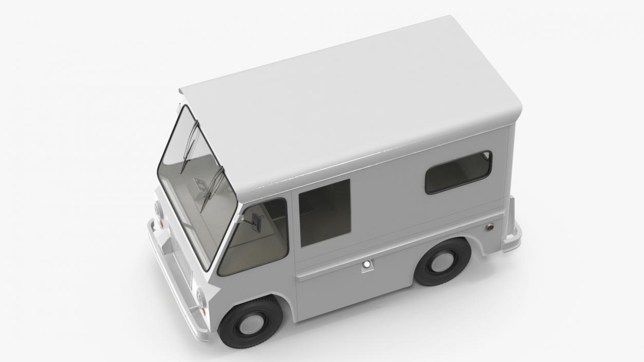 3D model Retro Van White