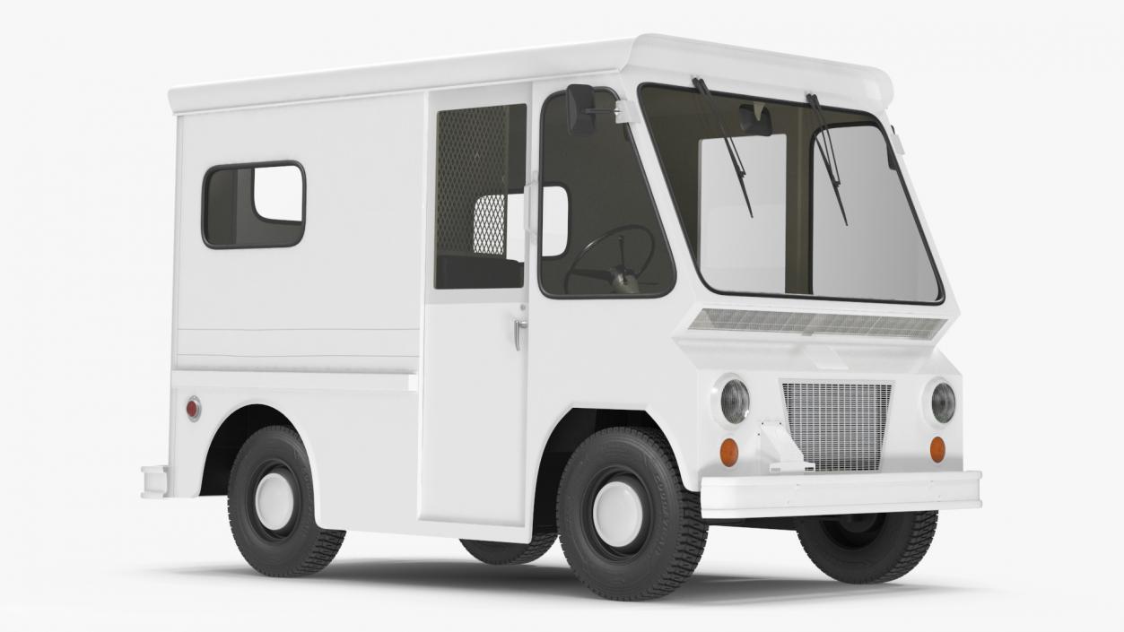 3D model Retro Van White