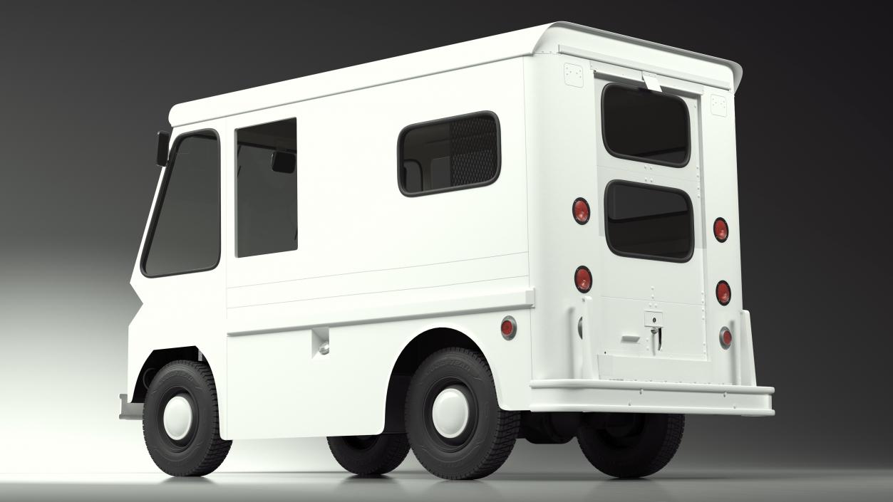 3D model Retro Van White