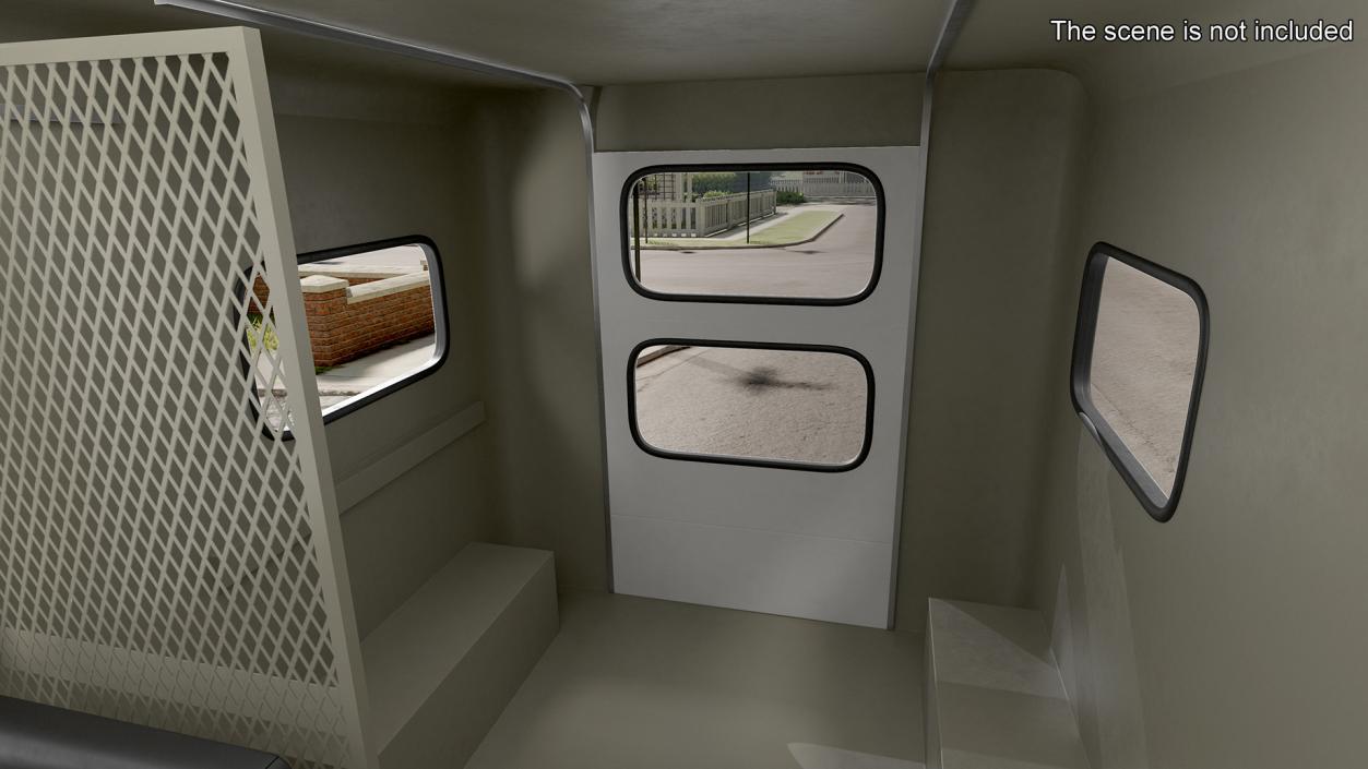 3D model Retro Van White