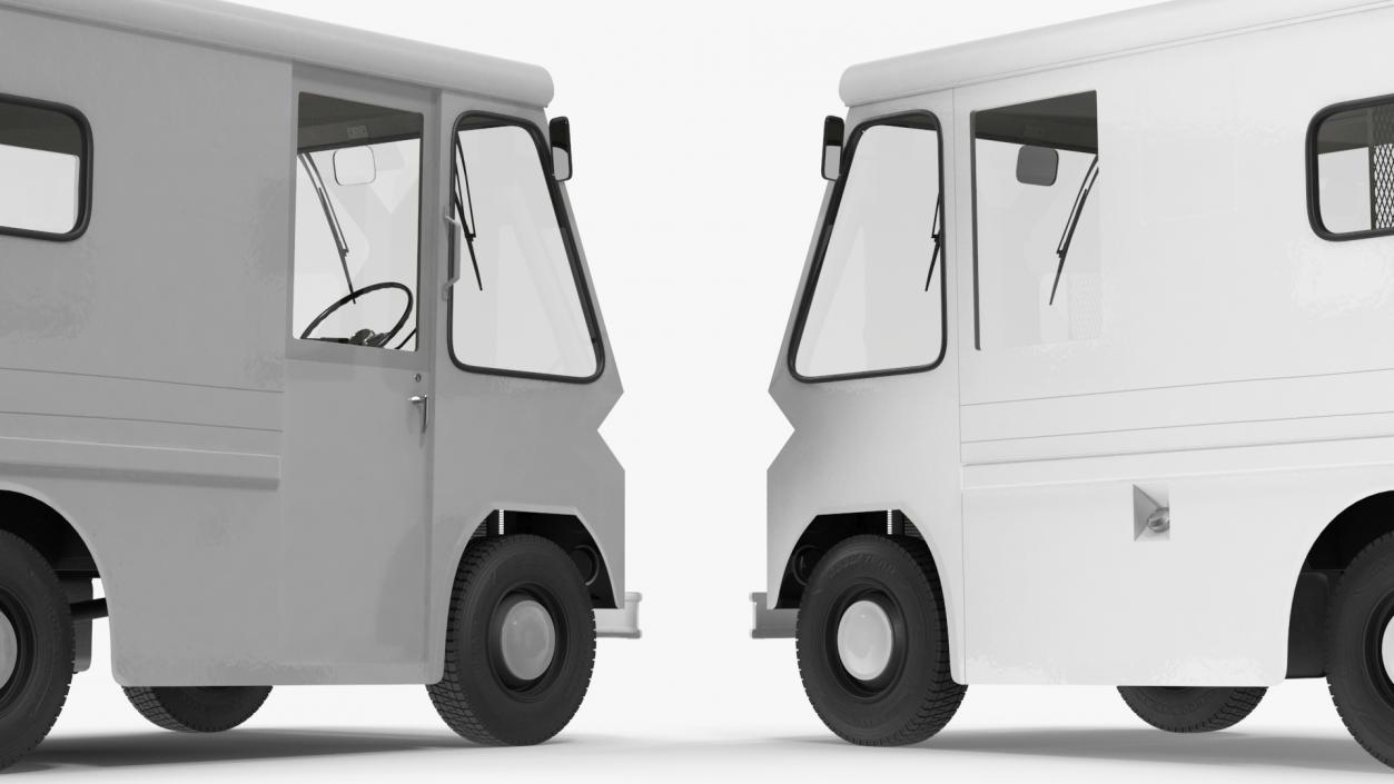 3D model Retro Van White