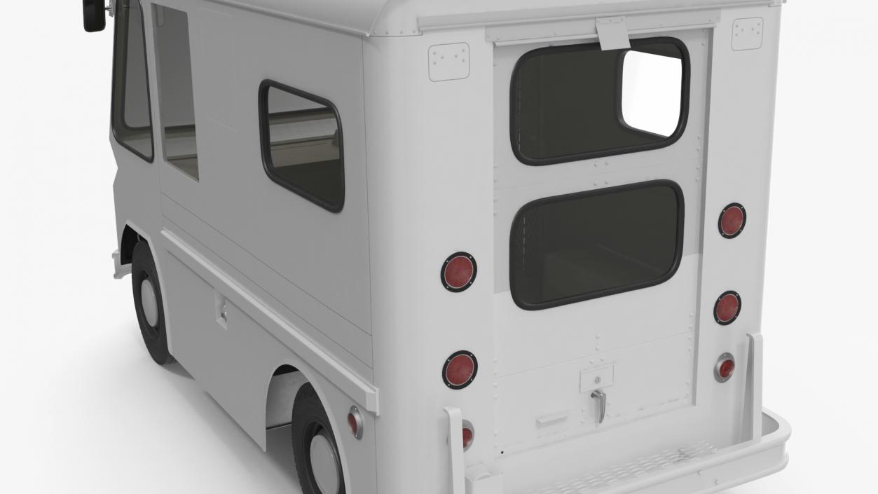 3D model Retro Van White