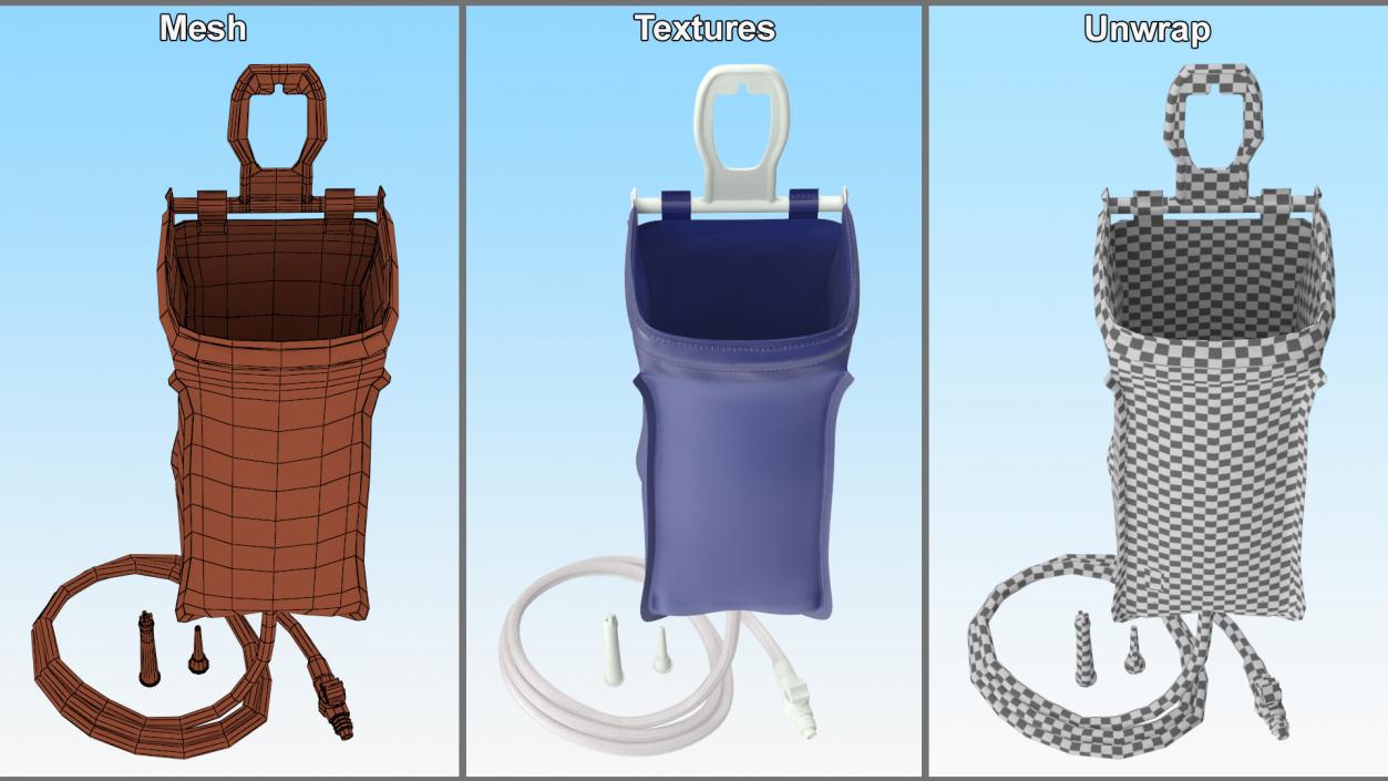 3D model Intestinal Cleansing Irrigation Bag