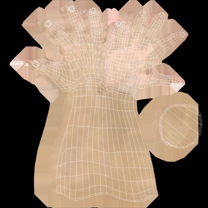 3D Caucasian Female Hand