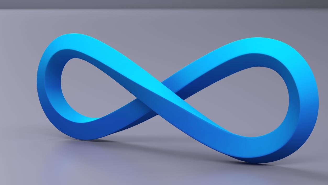 3D model Eternity Loop Blue 2