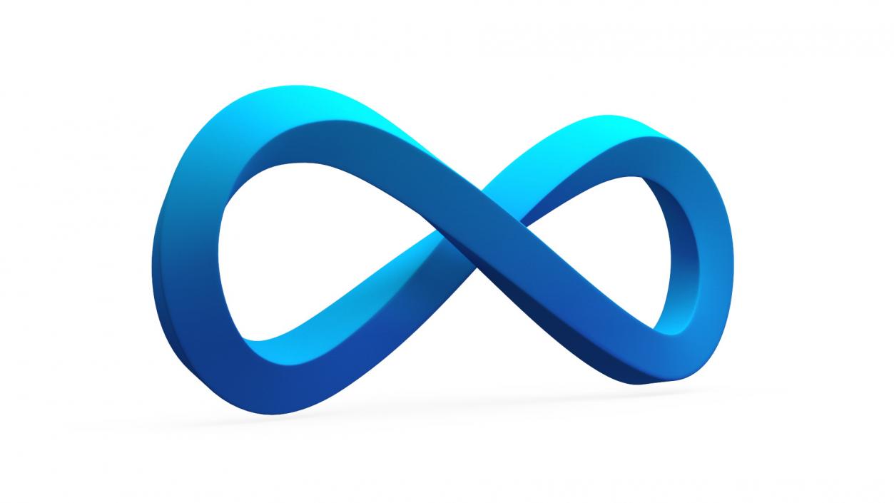 3D model Eternity Loop Blue 2