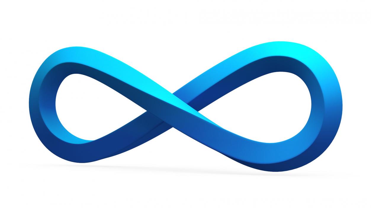 3D model Eternity Loop Blue 2