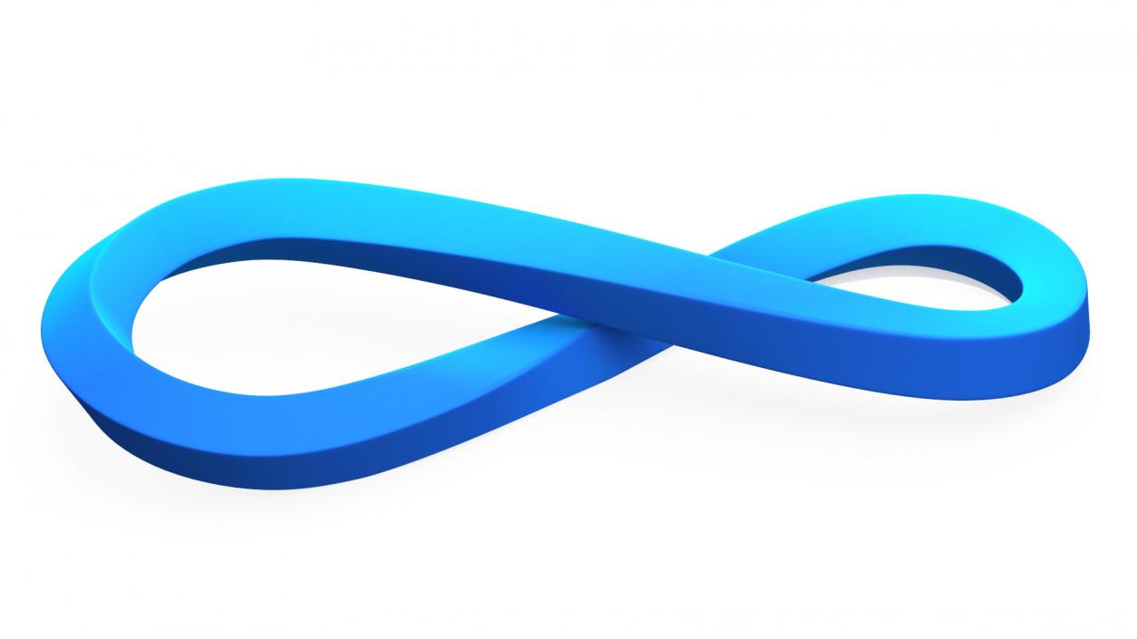 3D model Eternity Loop Blue 2