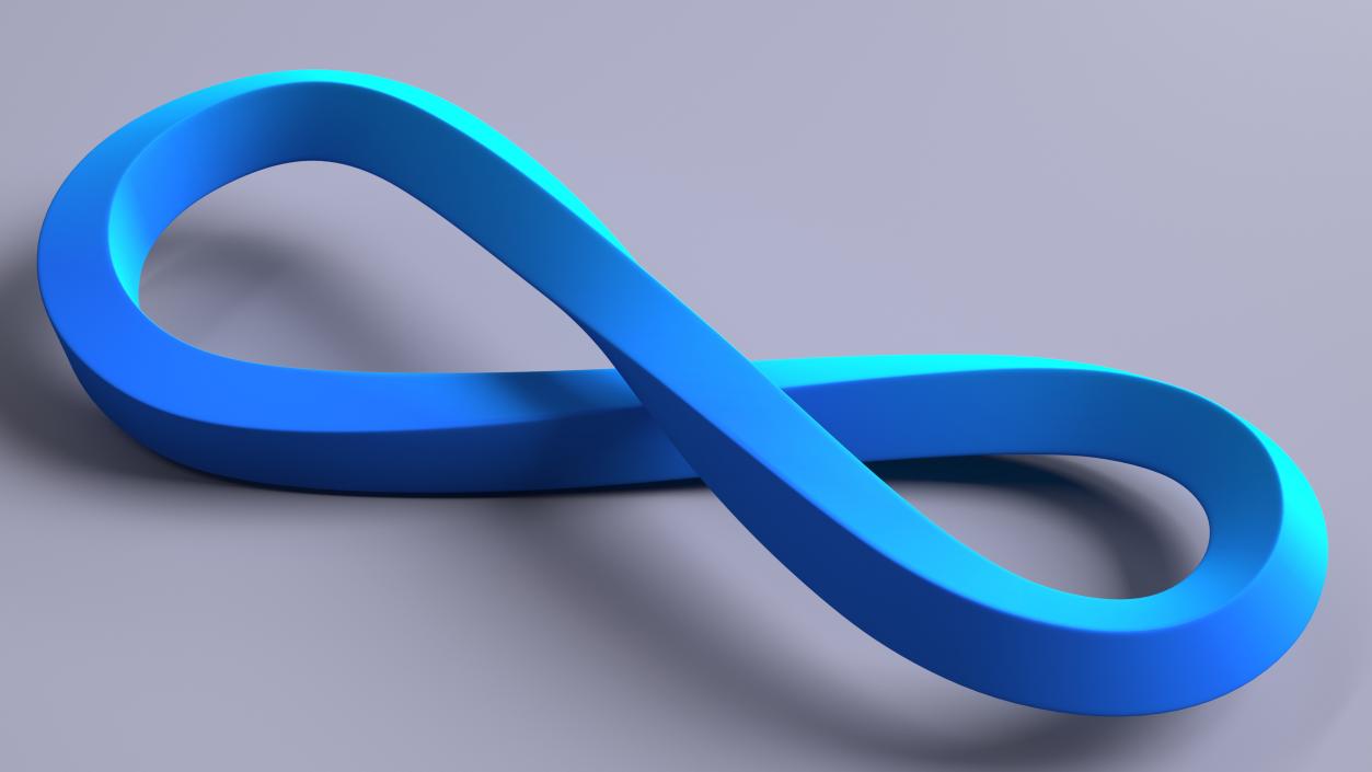 3D model Eternity Loop Blue 2