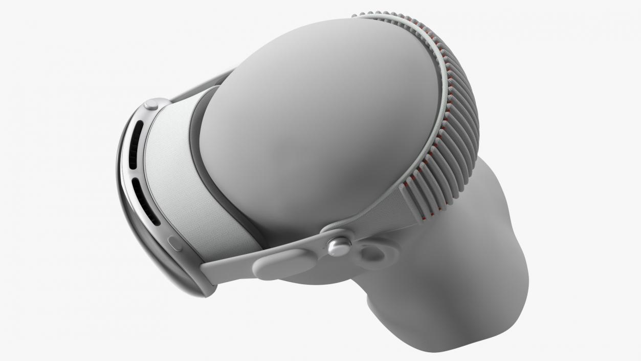 Apple Vision Pro on Mannequin Head 3D model