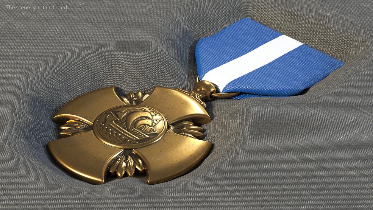3D Navy Cross Medal