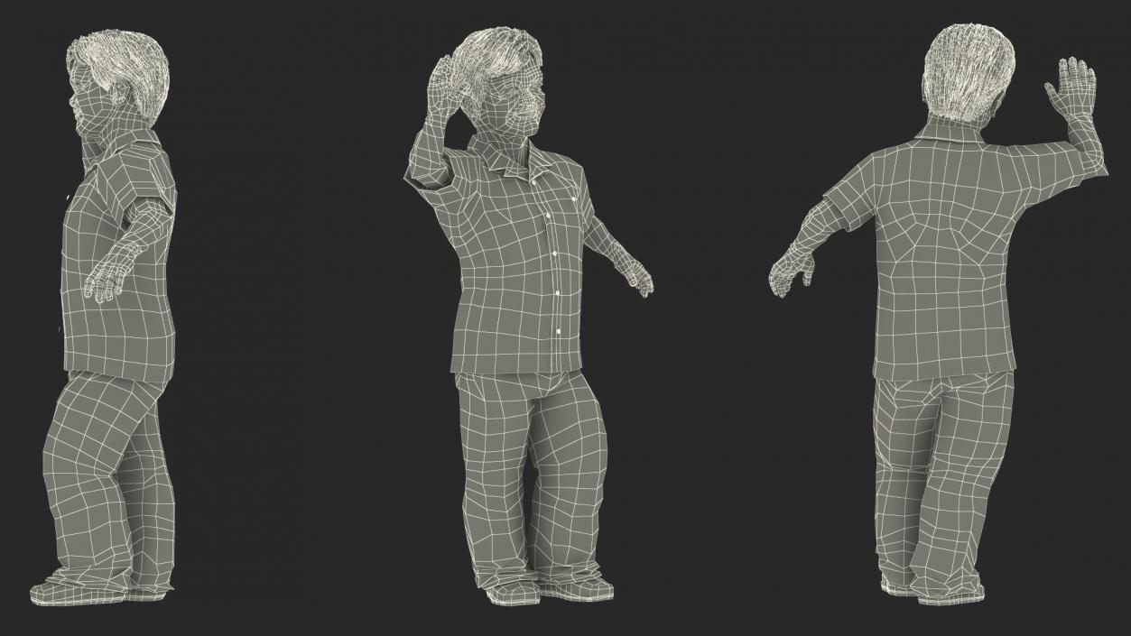 Walking Dwarf Man Everyday Style 3D