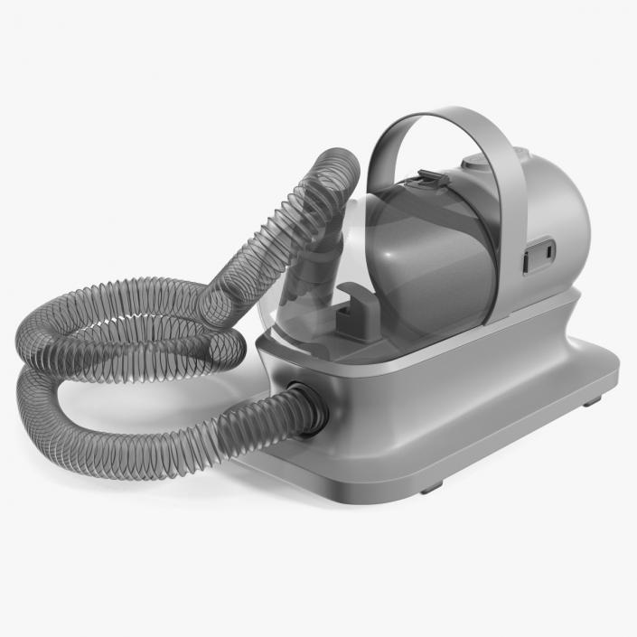 Professional Pet Grooming Vacuum Grey 3D