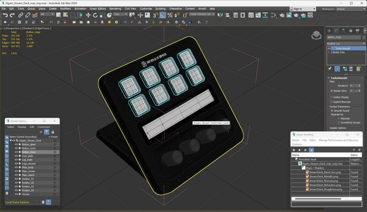 3D model Elgato Stream Deck 2