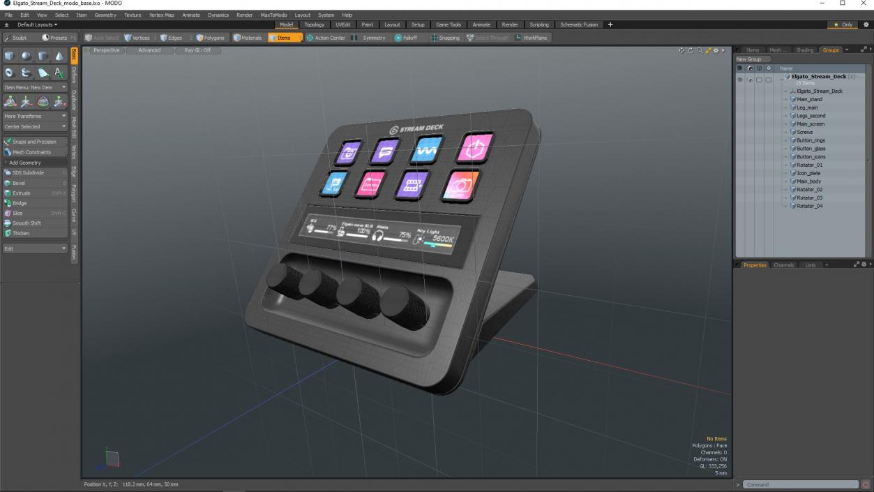 3D model Elgato Stream Deck 2