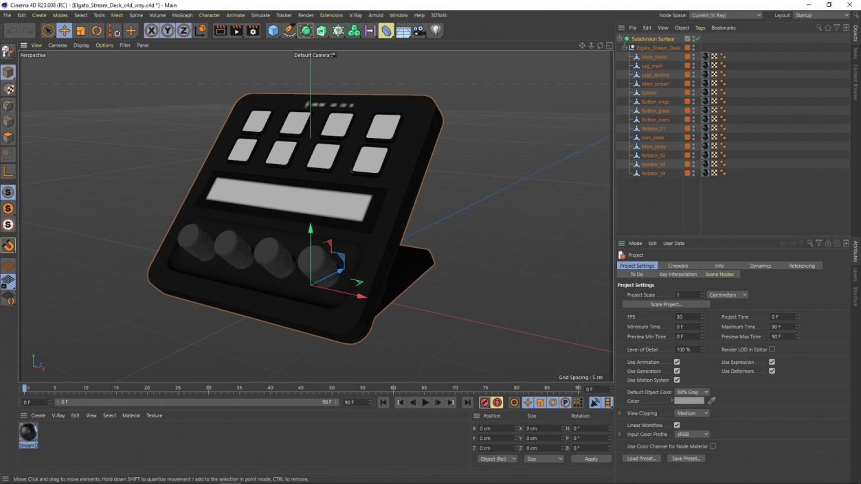 3D model Elgato Stream Deck 2