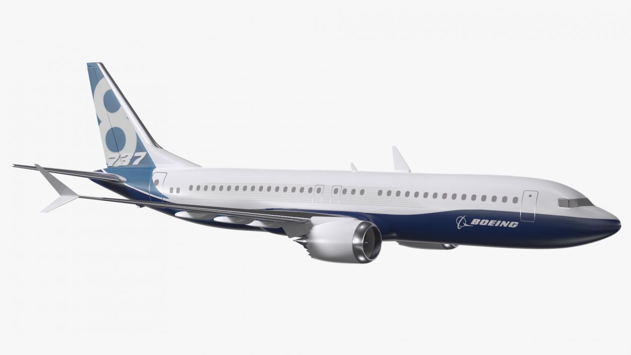 Boeing 737 Max 8 Scale 3D