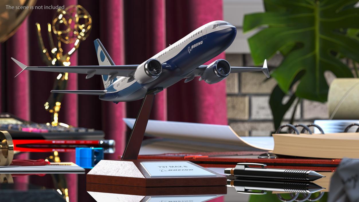 Boeing 737 Max 8 Scale 3D