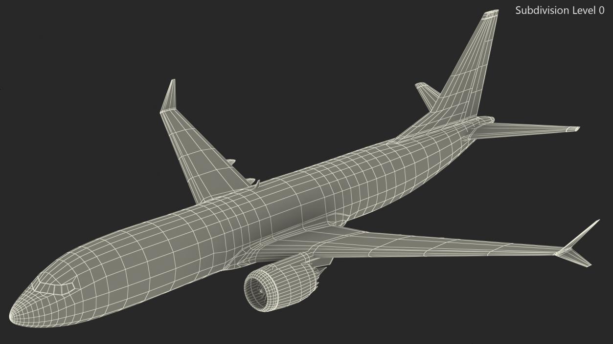 Boeing 737 Max 8 Scale 3D