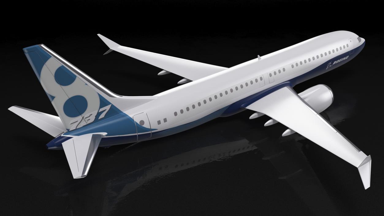 Boeing 737 Max 8 Scale 3D