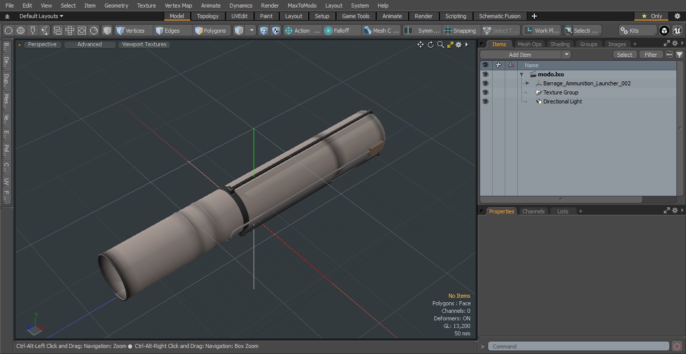 Barrage Ammunition Launcher 3D