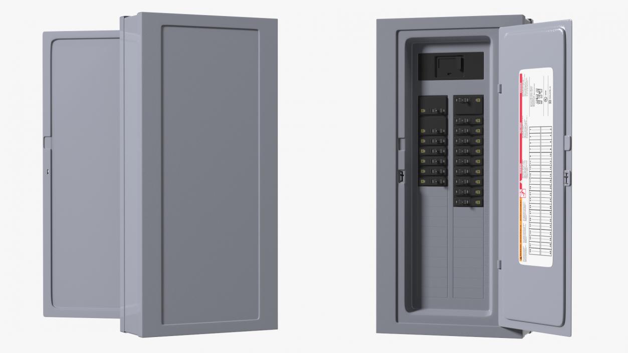 3D model Electrical Panel Fuse Box