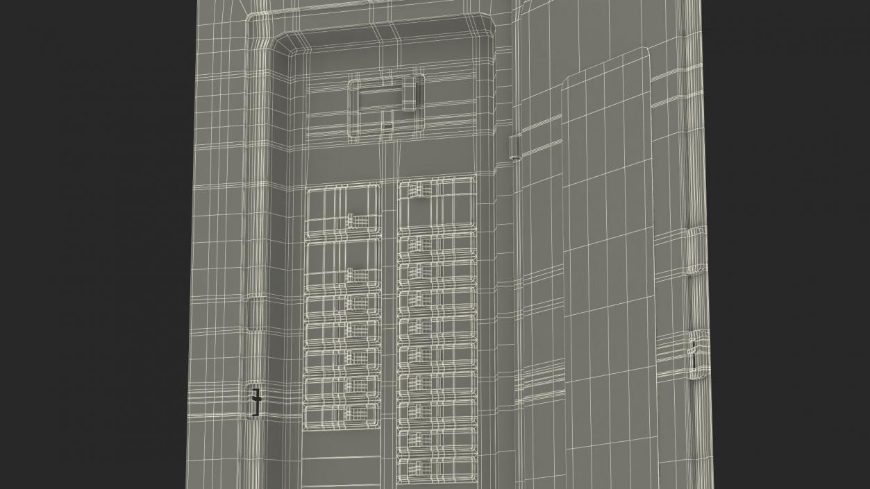 3D model Electrical Panel Fuse Box