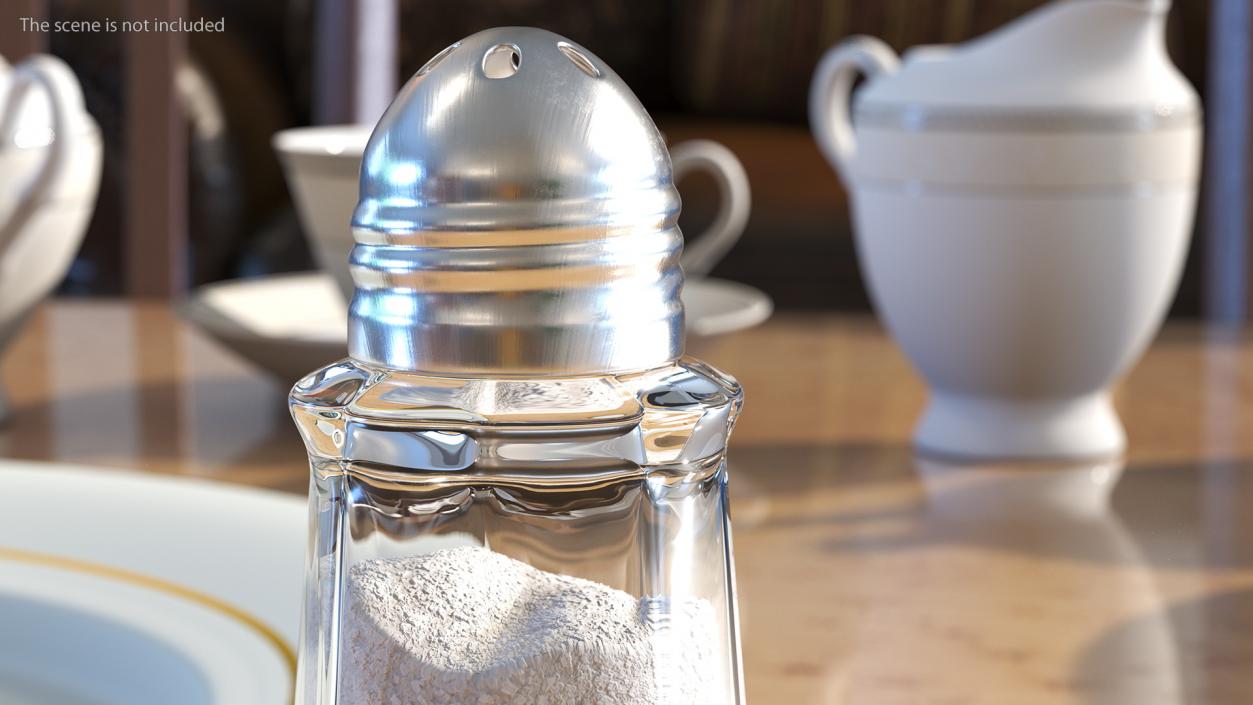 3D Salt and Pepper Shakers model