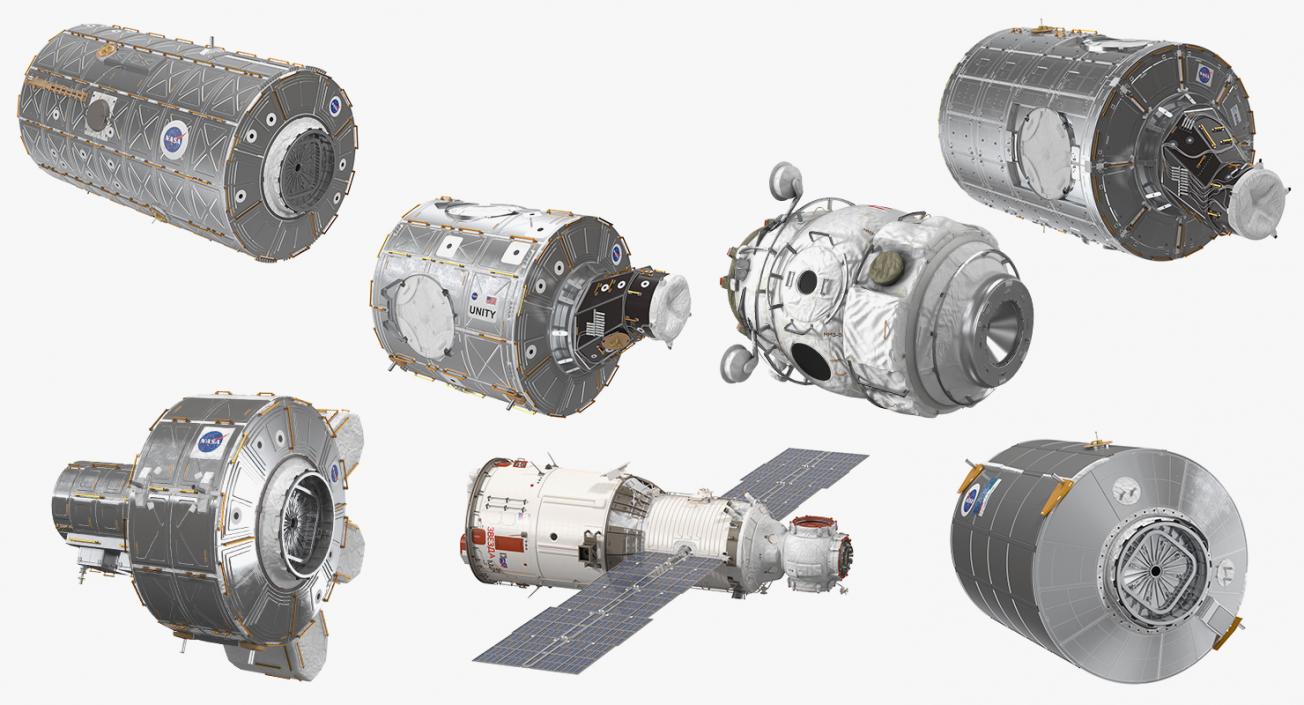 ISS Modules Collection 5 3D model