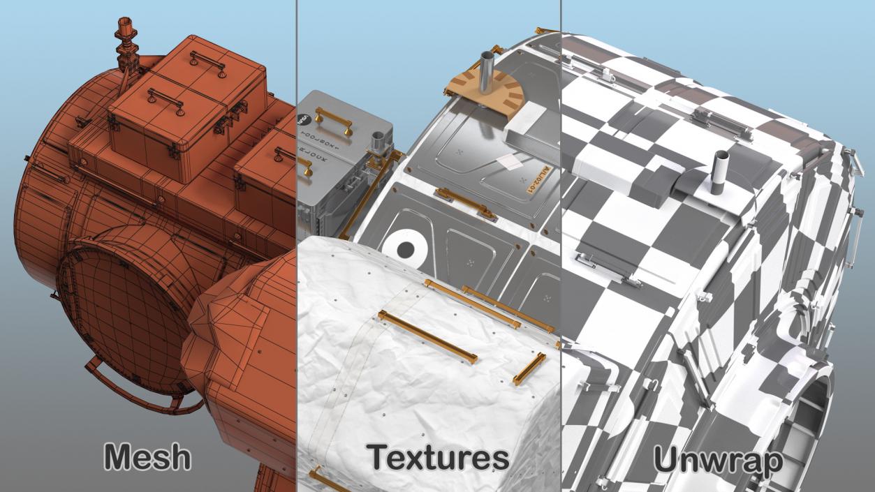 ISS Modules Collection 5 3D model