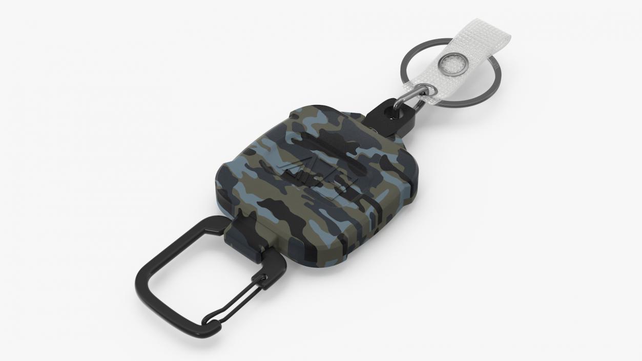 Self Retractable Key Holder Camo 3D