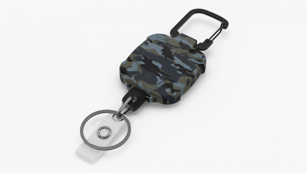 Self Retractable Key Holder Camo 3D