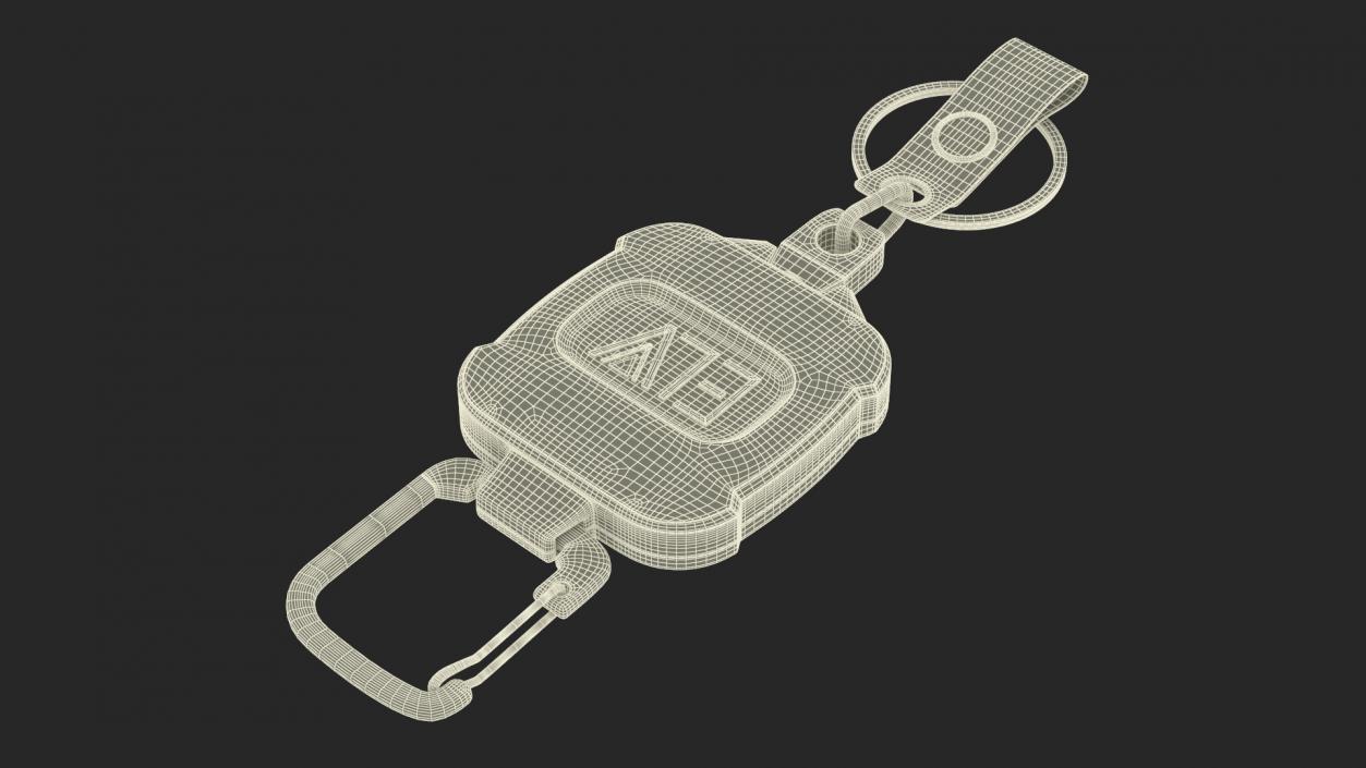 Self Retractable Key Holder Camo 3D