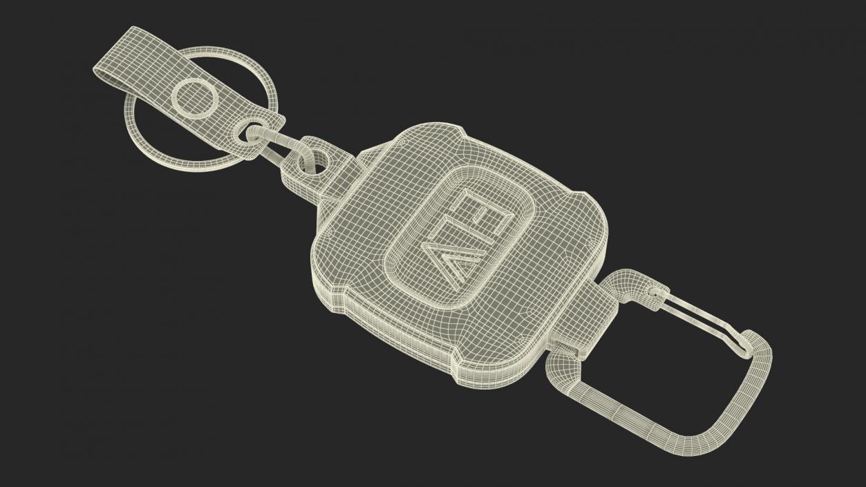 Self Retractable Key Holder Camo 3D