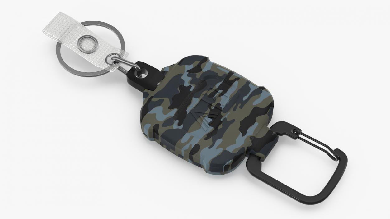 Self Retractable Key Holder Camo 3D