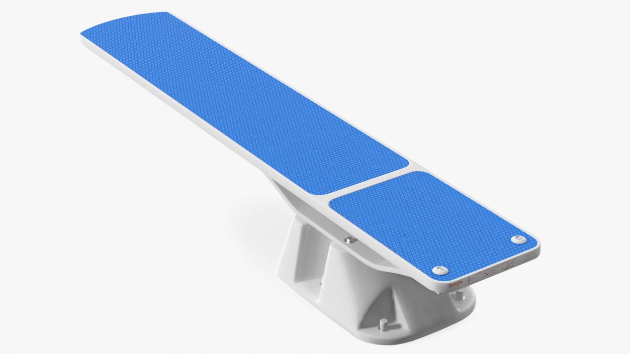 Pool Diving Board Blue 3D