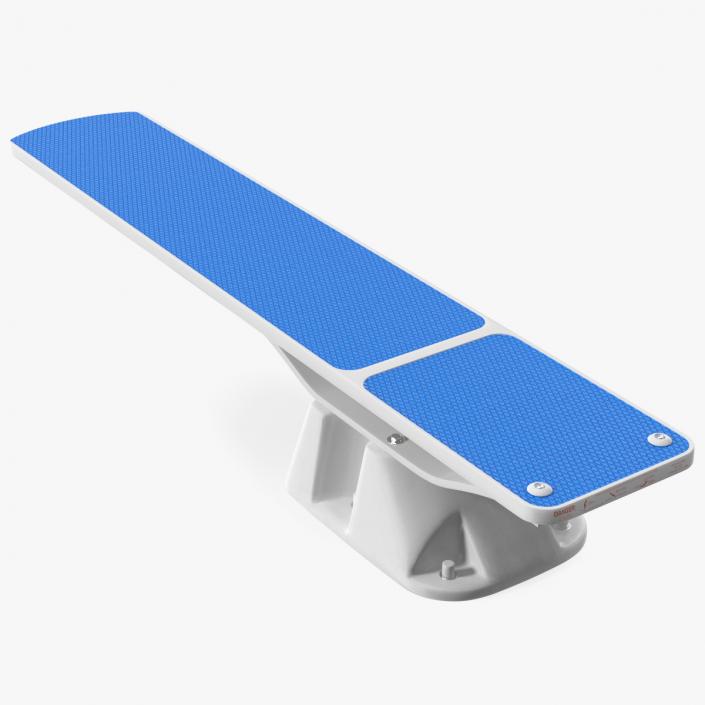 Pool Diving Board Blue 3D