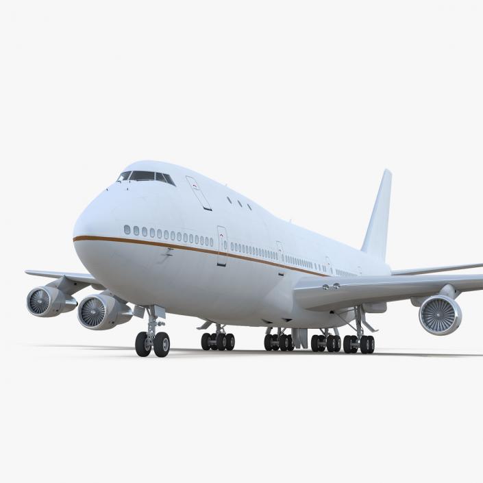 3D model Boeing 747-100B Generic Rigged