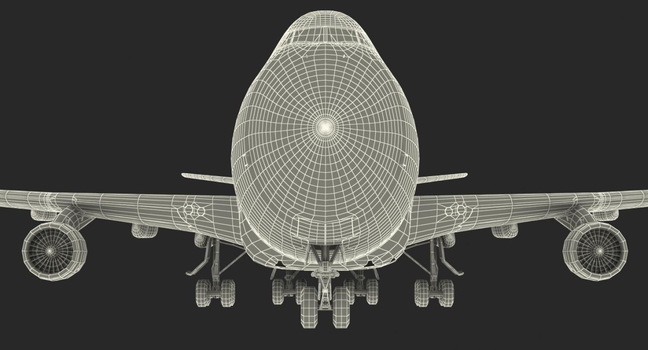 3D model Boeing 747-100B Generic Rigged